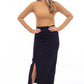 RIBBED SLIT SKIRT