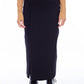 RIBBED SLIT SKIRT