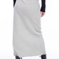 RIBBED SLIT SKIRT