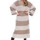 OVERSIZED STRIPPED DRESS