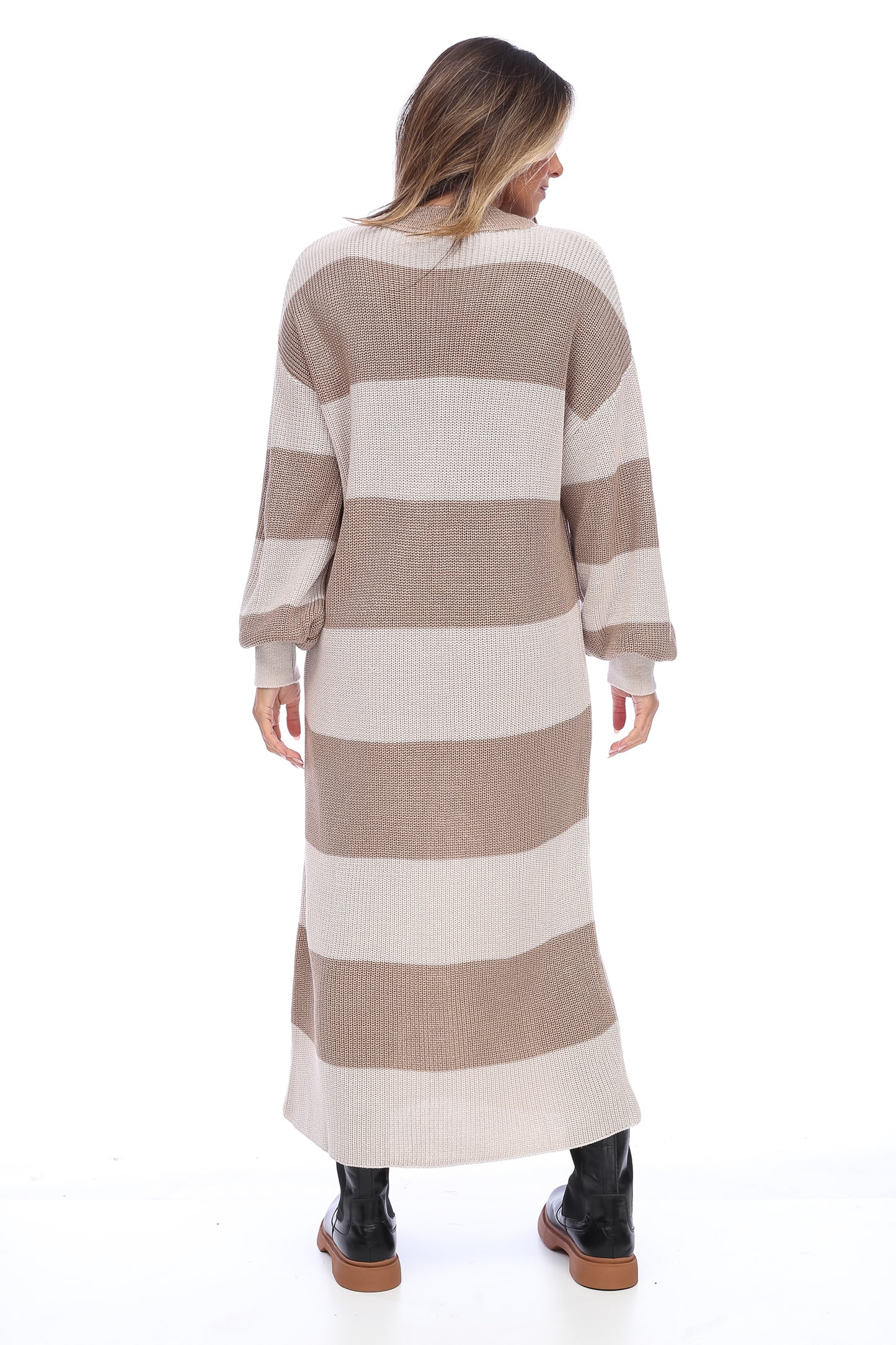 OVERSIZED STRIPPED DRESS