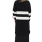 OVERSIZED STRIPPED CARDIGAN